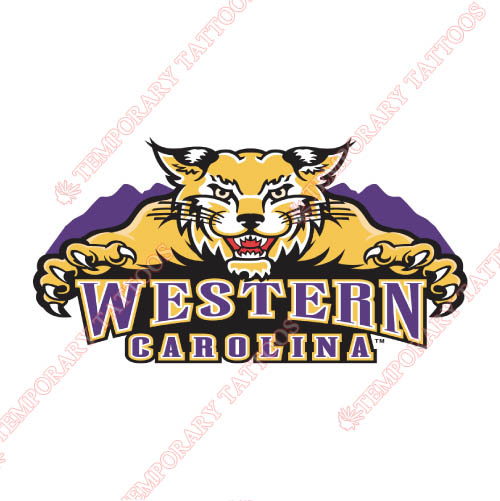 Western Carolina Catamounts Customize Temporary Tattoos Stickers NO.6942